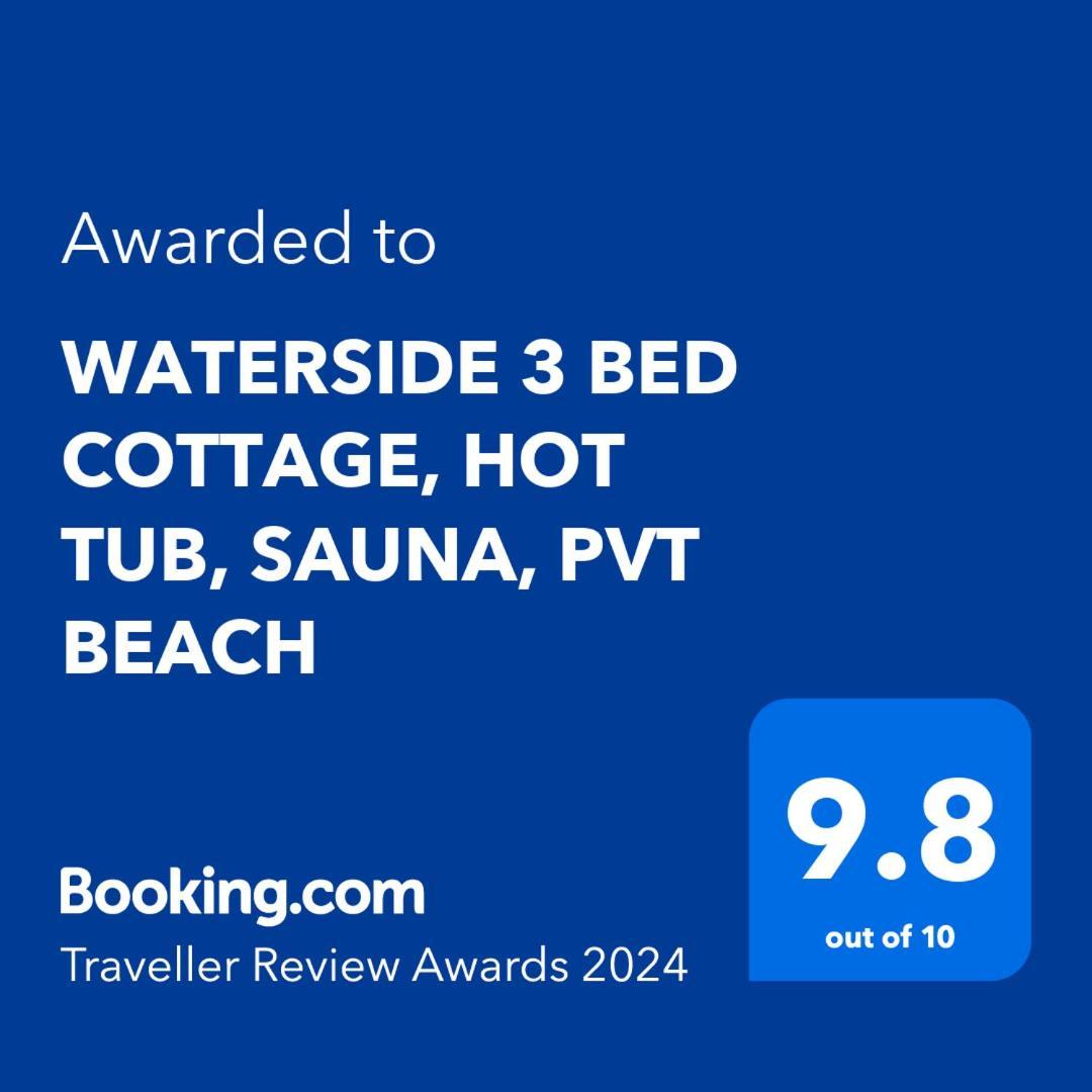 Waterside 3 Bed Cottage, Hot Tub, Sauna, Pvt Beach Arrochar Exterior foto